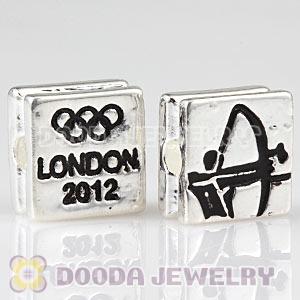 London 2012 Olympics Archery Square Alloy Beads Wholesale
