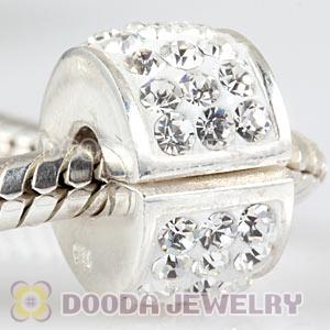  925 Sterling Silver Clip Charm Beads With Austrian Crystal Wholesale 