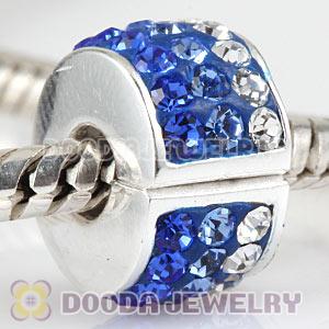  925 Sterling Silver Clip Charm Beads With Austrian Crystal Wholesale 