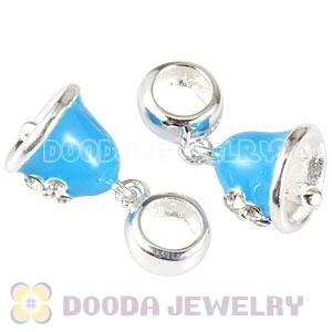 925 Sterling Silver European Enamel Dangle jingle bells Wholesale