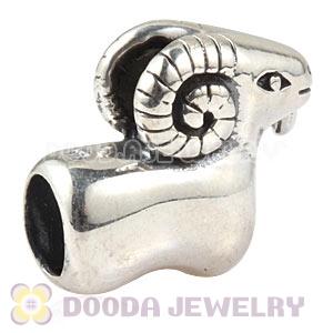 Sterling Silver European Cute Sheep Charm Beads Wholesale