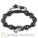 Wholesale 2012 New Handmade Bracelets With Faceted ABS And Scorpion Bead