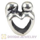 Antique Sterling Silver European Mother And Child Charms Beads Wholesale