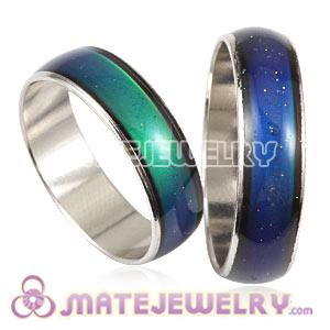 Wholesale Mix Size Unisex Silver Plated Change Color Finger Ring 