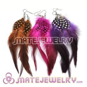 120 Pair Per Bag Mix Color Cheap Feather Earrings Long Wholesale  
