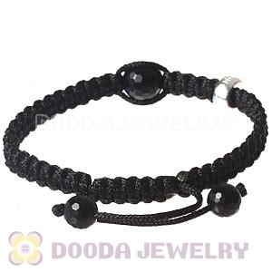 Fashion Sterling Silver Charms Macrame Bracelets Witn Agate