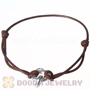 Fashion Brown Sterling Silver Tscharms Club Bracelets Wholesale