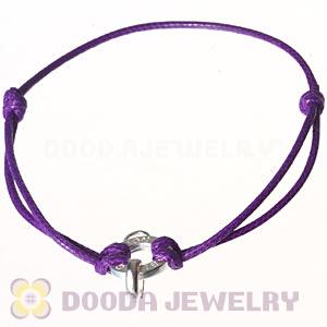 Fashion Purple Sterling Silver Tscharms Club Bracelets Wholesale
