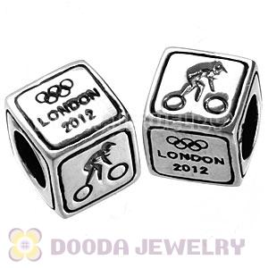 Sterling Silver European Cycling BMX Beads London 2012 Olympics Charms