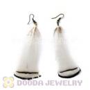 120 Pair Per Bag Mix Color Rooster Feather Earrings With Alloy Fishhook Wholesale