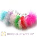 120 Pair Per Bag Mix Color Rooster Feather Earrings With Alloy Fishhook Wholesale