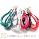 120 Pair Per Bag Mix Color Feather Earrings With Alloy Fishhook Wholesale