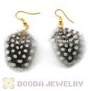 120 Pair Per Bag Mix Color Indian Style Rooster Feather Earrings Wholesale