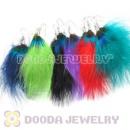 120 Pair Per Bag Mix Color Long Fashion Jewelry Feather Earrings Wholesale
