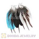 120 Pair Per Bag Mix Color Long Fashion Jewelry Feather Earrings Wholesale