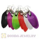 120 Pair Per Bag Mix Color Long Fashion Jewelry Feather Earrings Wholesale