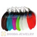 120 Pair Per Bag Mix Color Long Fashion Jewelry Feather Earrings Wholesale