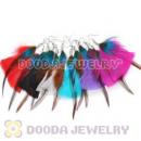 120 Pair Per Bag Mix Color Long Fashion Jewelry Feather Earrings Wholesale