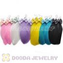 120 Pair Per Bag Multi Coloured Cheap Long Feather Earrings Wholesale