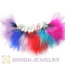 120 Pair Per Bag Multi Coloured Cheap Long Feather Earrings Wholesale