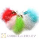 120 Pair Per Bag Multi Coloured Cheap Long Feather Earrings Wholesale