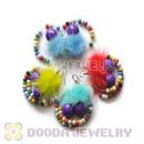 120 Pair Per Bag Multi Coloured Cheap Long Feather Earrings Wholesale