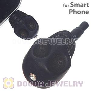 17×18mm Turquoise Skull Earphone Jack Plug For iPhone Wholesale