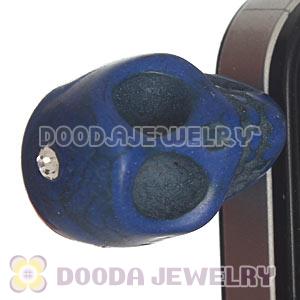 Wholesale iPhone Earphone Jack Plug With Turquoise Skull Charm