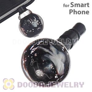 10mm Snowflake Earphone Jack Plug Stopper Fit iPhone 