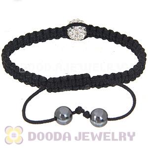 Wholesale On Sale Handmade Pave Crystal Macrame Bracelets
