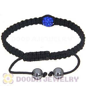 Wholesale On Sale Handmade Pave Crystal Macrame Bracelets