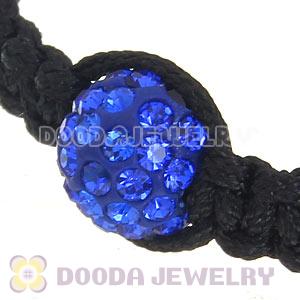 Wholesale On Sale Handmade Pave Crystal Macrame Bracelets