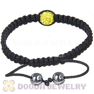Wholesale On Sale Handmade Pave Crystal Macrame Bracelets
