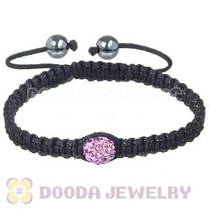 Wholesale Special Price Handmade Pave Crystal Macrame Bracelets