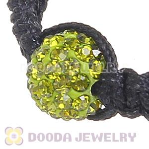 Wholesale On Sale Handmade Pave Crystal Macrame Bracelets