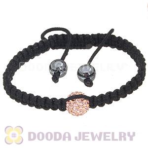 Wholesale On Sale Handmade Pave Crystal Macrame Bracelets