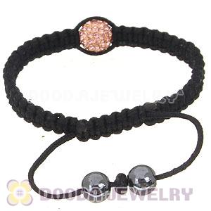 Wholesale On Sale Handmade Pave Crystal Macrame Bracelets