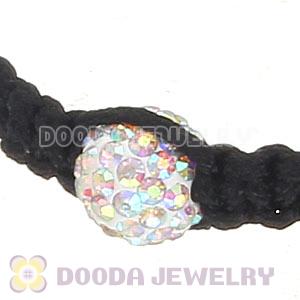 Wholesale On Sale Handmade Pave Crystal Macrame Bracelets