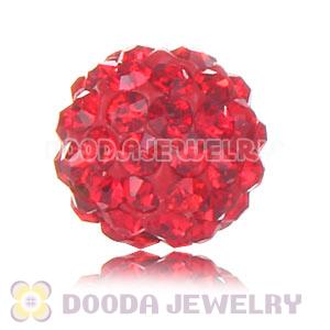 Cheap Price 10mm Handmade Pave Red Crystal Beads Wholesale 