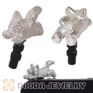 Cute Cartoon iphone Earphone Jack Plug Cat Wholesale