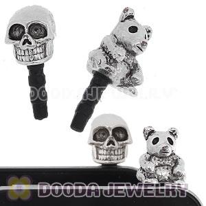 Alloy Skull iphone Earphone Jack Plug Wholesale