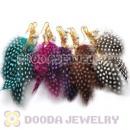 120 Pair Per Bag Multi Coloured Cheap Long Feather Earrings Wholesale