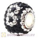 10X13 Alphabet Charms B Bead With 130pcs Austrian Crystal 925 Silver Core