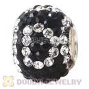 10X13 Alphabet Charms D Bead With 130pcs Austrian Crystal 925 Silver Core