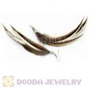 120 Pair Per Bag Multi Coloured Cheap Long Feather Earrings Wholesale
