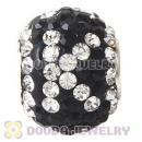 10X13 Alphabet Charms K Bead With 130pcs Austrian Crystal 925 Silver Core
