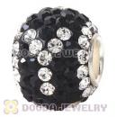 10X13 Alphabet Charms Y Bead With 130pcs Austrian Crystal 925 Silver Core