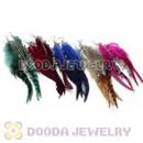 120 Pair Per Bag Multi Coloured Cheap Long Feather Earrings Wholesale