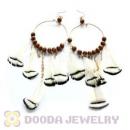 120 Pair Per Bag Multi Coloured Cheap Long Feather Earrings Wholesale