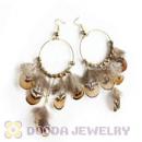 120 Pair Per Bag Multi Coloured Cheap Long Feather Earrings Wholesale